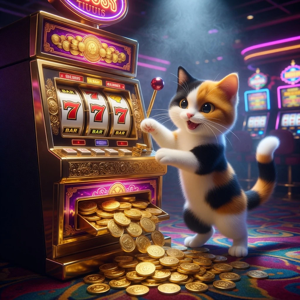 LuckyCalico games page hero banner featuring multiple casino categories