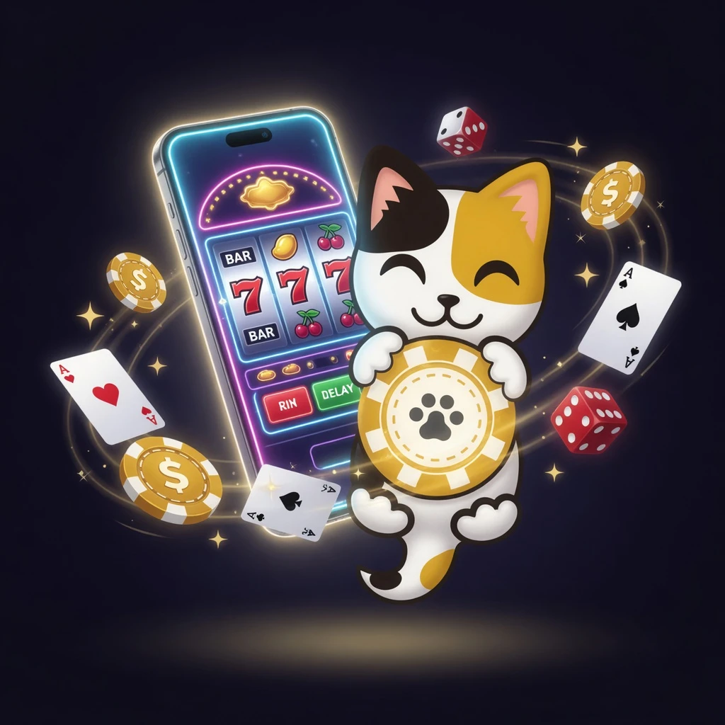 LuckyCalico app download hero banner for Android and iOS devices